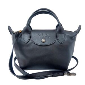 ロンシャン(Longchamp) ハンドバッグ ルプリアージュミニ レザー 2WAY ブラック Aランク 買取相場