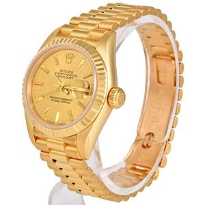 ロレックス(ROLEX) デイトジャスト 69178 K18YG 95番 レディース 自動巻き 時計 シャンパン文字盤 ABランク 買取相場