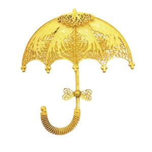 20金(K20) アクセサリー ブローチ 買取相場