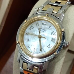 エルメス(HERMES) 時計 クリッパー シェル文字盤 CL4 220　Bランク 買取相場