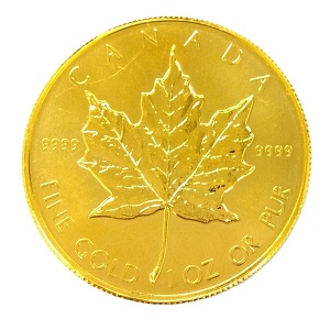 24金(K24) 投資用地金 メイプルリーフ1オンス 買取相場