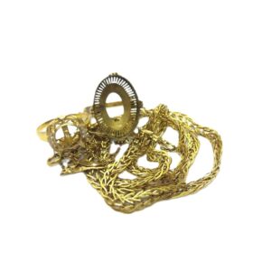 18金(K18) アクセサリー リング ネックレス 4点 買取相場