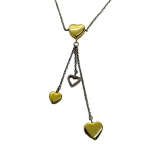 ティファニー(Tiffany&Co) マルチハート 750 ドロップネックレス Bランク 買取相場
