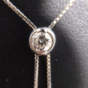 ダイヤモンド D(0.31ct H-SI1ネックレス 買取相場
