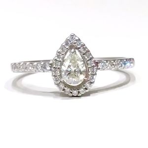 ダイヤモンド D(0.232ct MD(0.16ct リング PT900 買取相場