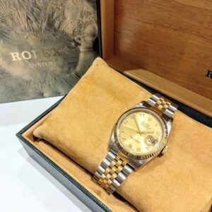 ロレックス(ROLEX) 時計 デイトジャスト タペストリー文字盤 Ref16233 YG/SS Bランク 買取相場