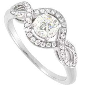 ハリーウィンストン(Harry Winston) リリークラスター エンゲージメントF VS1 VG Pt950 D(0.5ct 買取相場