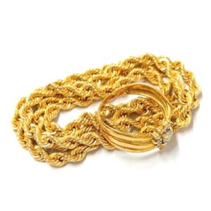 18金(K18) アクセサリー ネックレス リング 買取相場