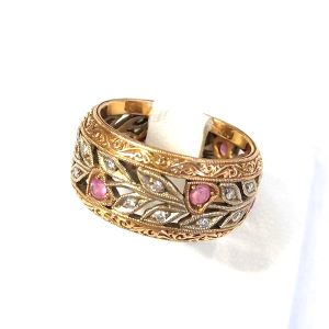 サファイア S(0.39ct ダイヤモンド MD(0.17ct K18 リング 買取相場