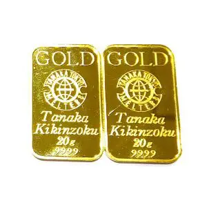 インゴットK(IK) 投資用地金 田中貴金属 20g 2本 買取相場