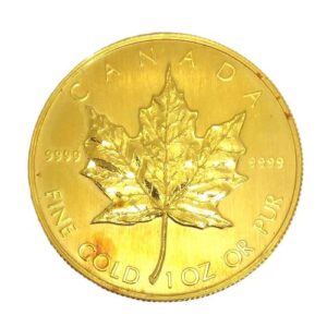 24金(K24) 投資用地金 メイプルリーフ金貨 1oz 買取相場