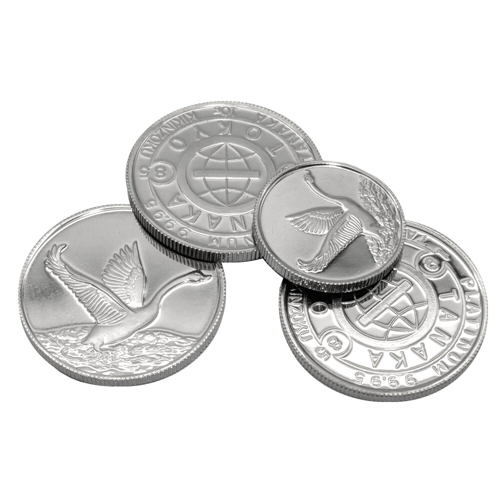 田中貴金属プラチナ金貨10g×3枚と5g×1枚