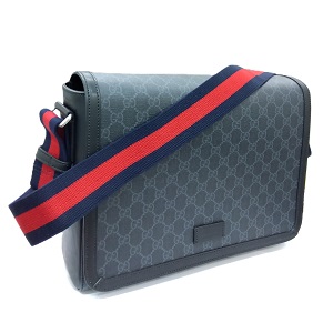 グッチ(GUCCI) ショルダーバッグ メッセンジャーバッグ GGスプリーム Bランク キャンバス×レザー 買取相場