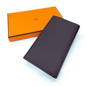 エルメス(HERMES) 二つ折り長財布 MC2 フレミング ヴォーエプソン D刻印 ABランク 買取相場