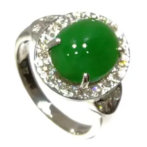 ヒスイ J(3.65ct ダイヤモンド MD(0.27ct PT900 リング 買取相場