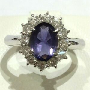 タンザナイト TZ(3.71ct ダイヤモンド MD(0.94ct Pt900 リング 買取相場