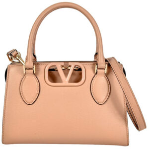 ヴァレンティノ(VALENTINO) ハンドバッグ Vロゴ レザー ピンク Bランク 買取相場