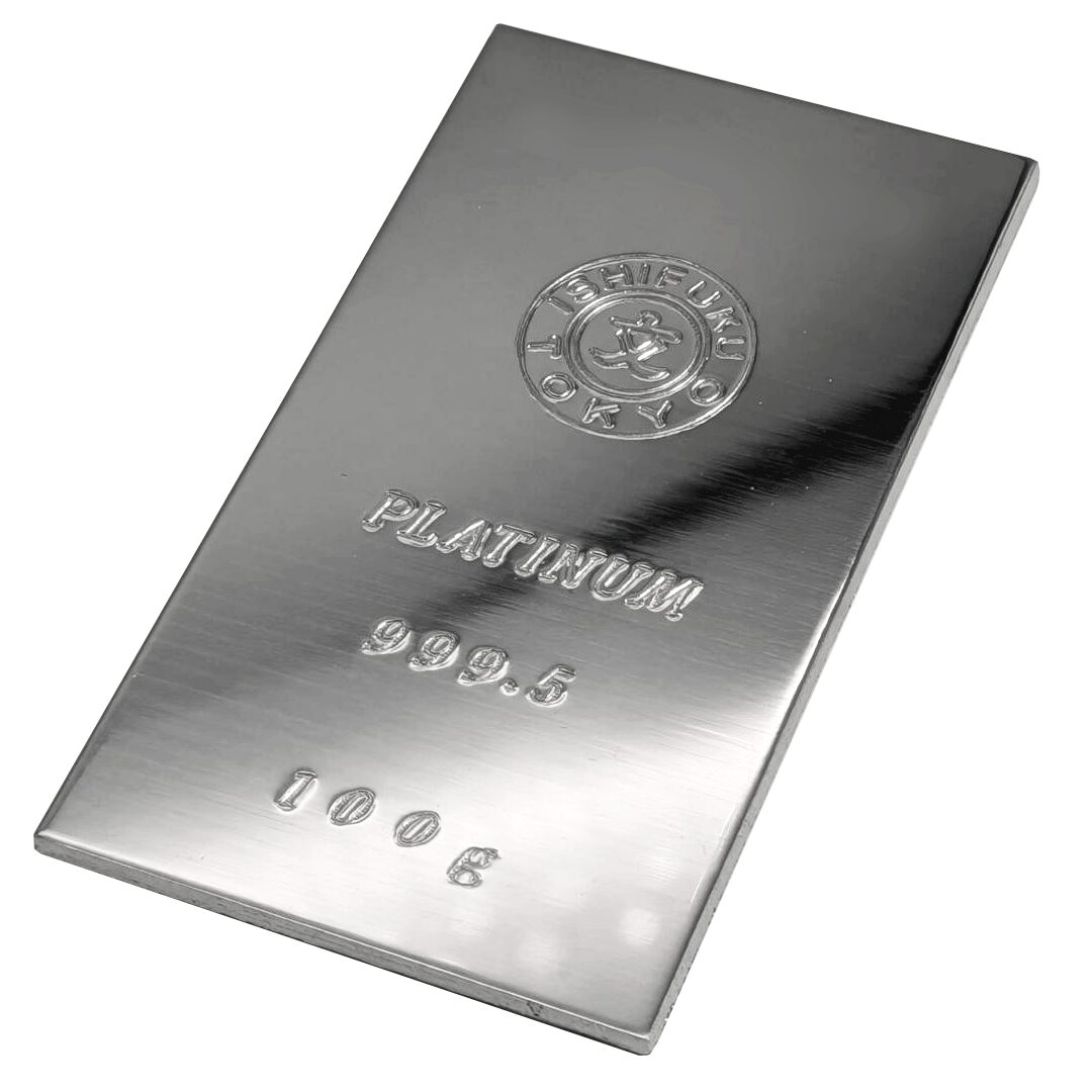 石福金属インゴットプラチナ100g