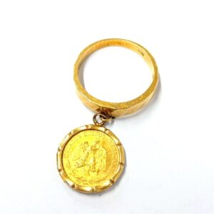18金(K18) 21.6金(K21.6) 2ペソ金貨 アクセサリー リング 買取相場