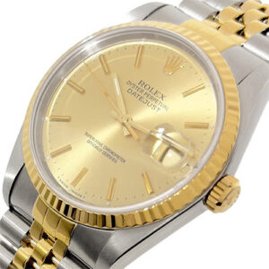ロレックス(ROLEX) デイトジャスト 16233 E番 シャンパン文字盤 SS×YG Bランク 買取相場-町田店(東京都町田市