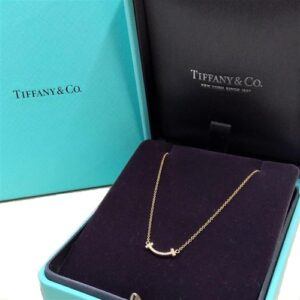 ティファニー(Tiffany&Co) ネックレス Tスマイル ミニダイヤ 750 Aランク 買取相場