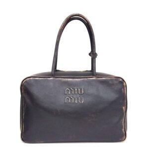 ミュウミュウ(MIUMIU) ハンドバッグ レザー Bランク 買取相場