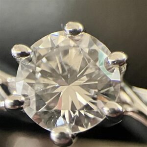 ダイヤモンド D(D0.57ct‐G‐SI1 メレダイヤモンド MD(0.09ct Pt900 リング 買取相場