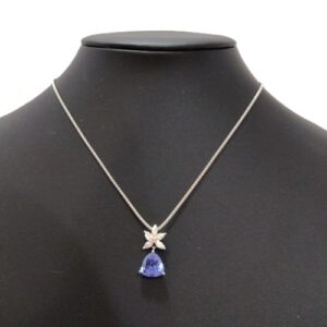タンザナイトT(2.73ct ダイヤモンドMD(0.41ct K18 Pt900ネックレス 買取相場