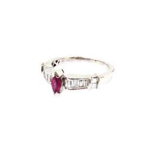 ルビー R(0.30ct MD(0.35ct K18WG リング 買取相場