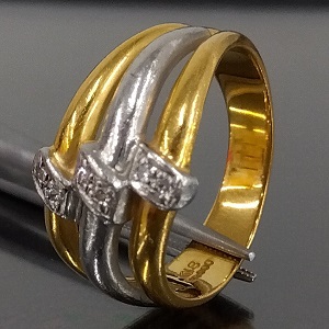 メレダイヤ MD(0.2ct K18 Pt900 リング 買取相場
