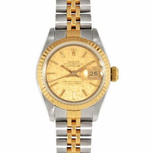 ロレックス(ROLEX) デイトジャスト 69173 7桁 9番台 シャンパンモザイク文字盤 YG×SS レディース Aランク 買取相場