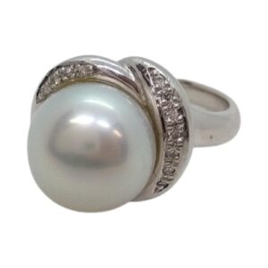 パール P 11.8mm Pt900 リング 買取相場