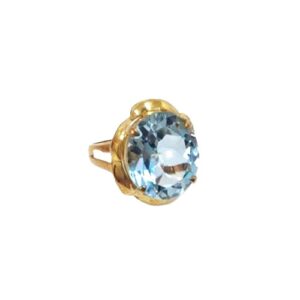 アクアマリン A(8.98ct K18 アクセサリー リング 買取相場