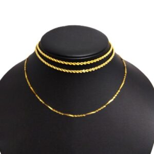 18金(K18) アクセサリー ネックレス 2点 買取相場