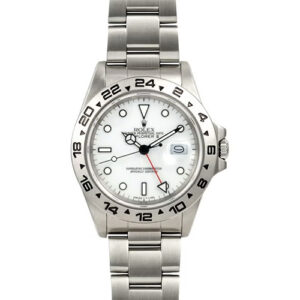 ロレックス(ROLEX) 時計 エクスプローラーⅡ 白文字盤 16550 ABランク 買取相場