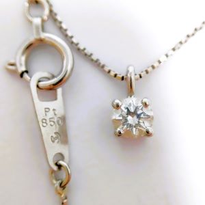 タサキ(TSAKI) ネックレス ダイヤモンドD(0.24ct Pt850 Bランク 買取相場