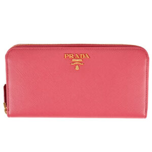 プラダ(PRADA) 長財布 サフィアーノ ピンク 1ML506 Aランク 買取相場