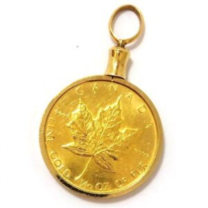 24金(K24) 18金(K18) コンビ メイプルリーフ金貨1/10oz トップ 買取相場