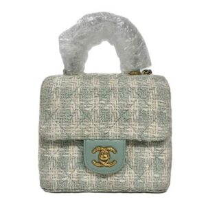 シャネル(CHANEL) マトラッセ ツイード トップハンドル グリーン AS3973 Aランク 買取相場