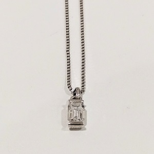 ダイヤモンド D( 0.31ct G SI1 Pt900 ネックレス 買取相場