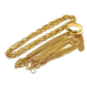 18金 (K18) アクセサリー ネックレス リング 買取相場