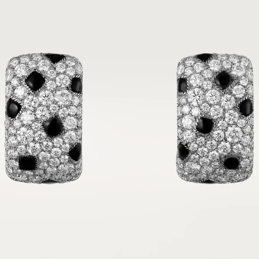 カルティエ パンテール ドゥ カルティエ イヤリング パヴェセッティング WG N8515211 画像