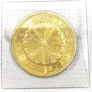 24金(K24) 投資用地金 天皇陛下御在位60年記念 10万円金貨 買取相場