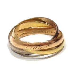 カルティエ(Cartier) トリニティリング 750 Bランク 買取相場