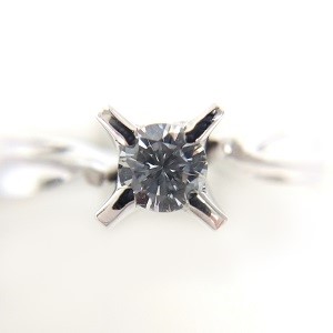 ダイヤモンド D(0.17ct G VS2 PT900 リング 買取相場