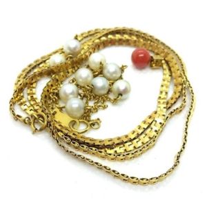 18金(K18) アクセサリー ネックレス トップ 2点 買取相場