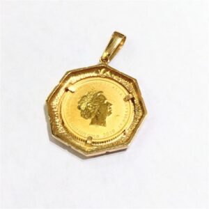 18金(K18) 24金(K24) アクセサリー ナゲット金貨1/10oz ペンダントトップ 買取相場