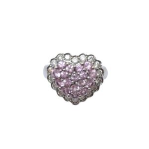 ピンクサファイア S（1.28ct MD(0.56ct 750 18金(K18) リング 買取相場