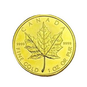 24金(K24) 投資用地金 メープルリーフ金貨1オンス 買取相場