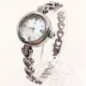 ヨンドシー(4℃) 時計 シルバーカラー ラウンドダイヤ付ジュエリーウォッチ Bランク 買取相場